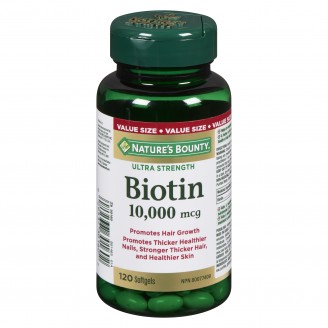 Nature's Bounty Biotin, Ultra Strength - 120 Softgels